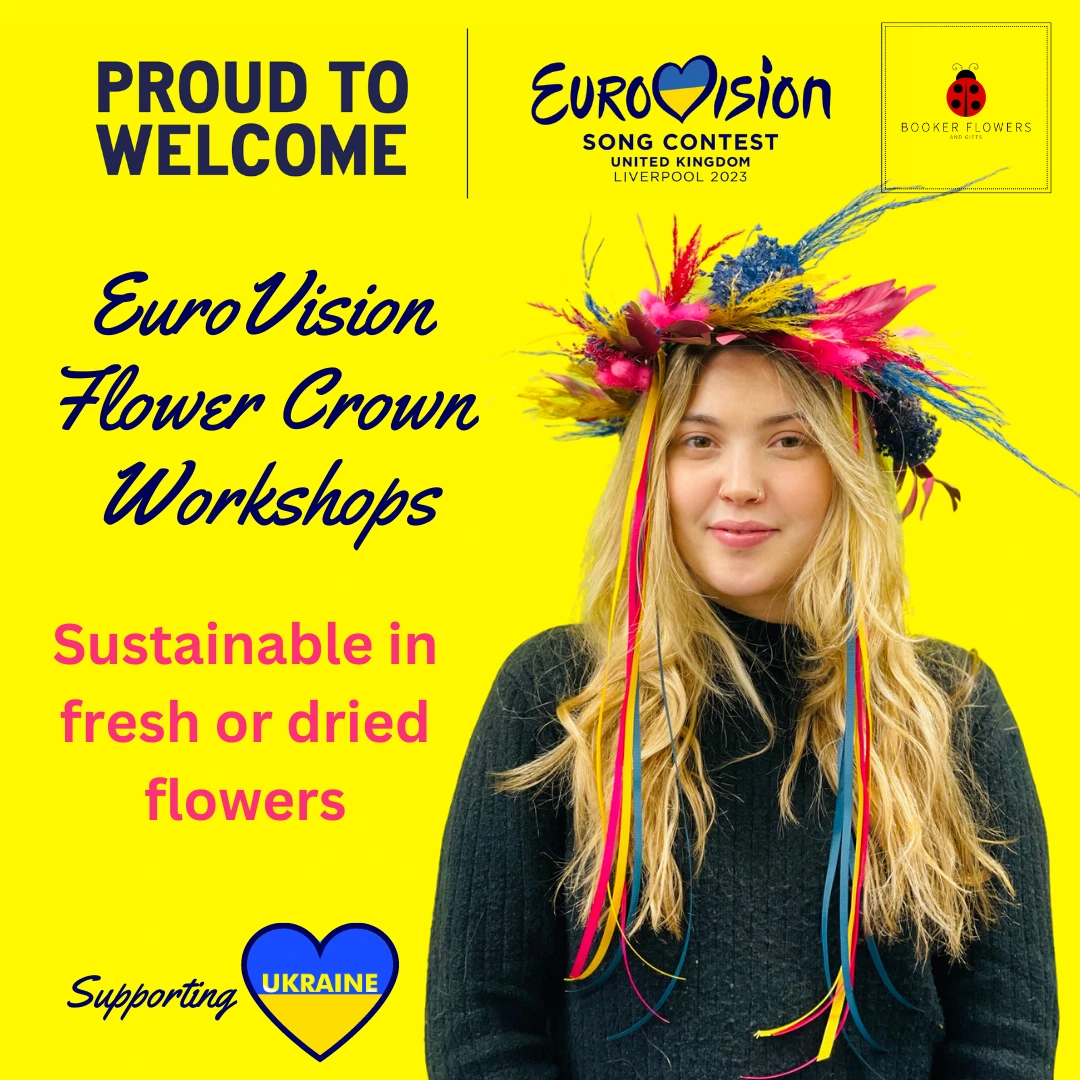 Eurovision Flower Crown Workshops in Liverpool